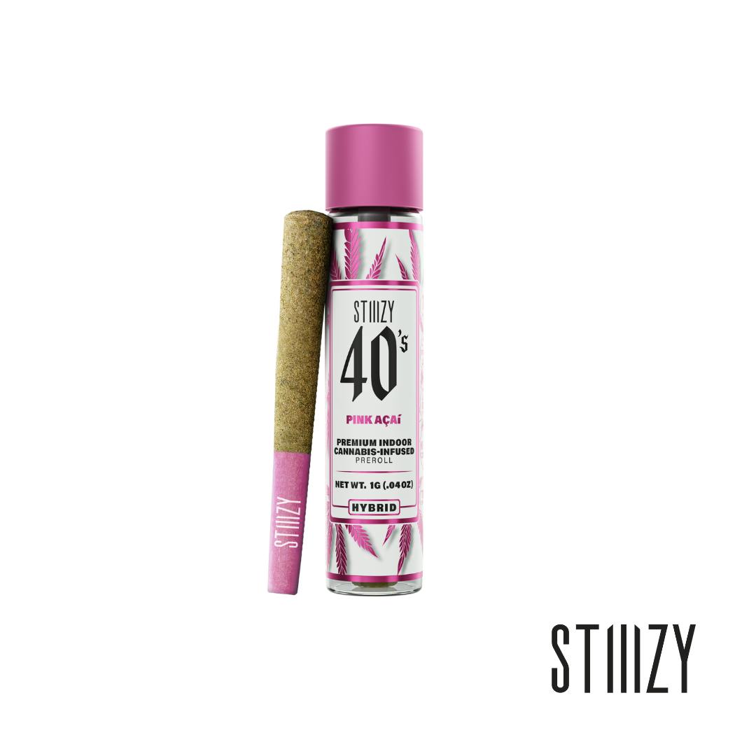 Product: STIIIZY | Pink Acai | Infused Pre-roll | 1g | Hybrid