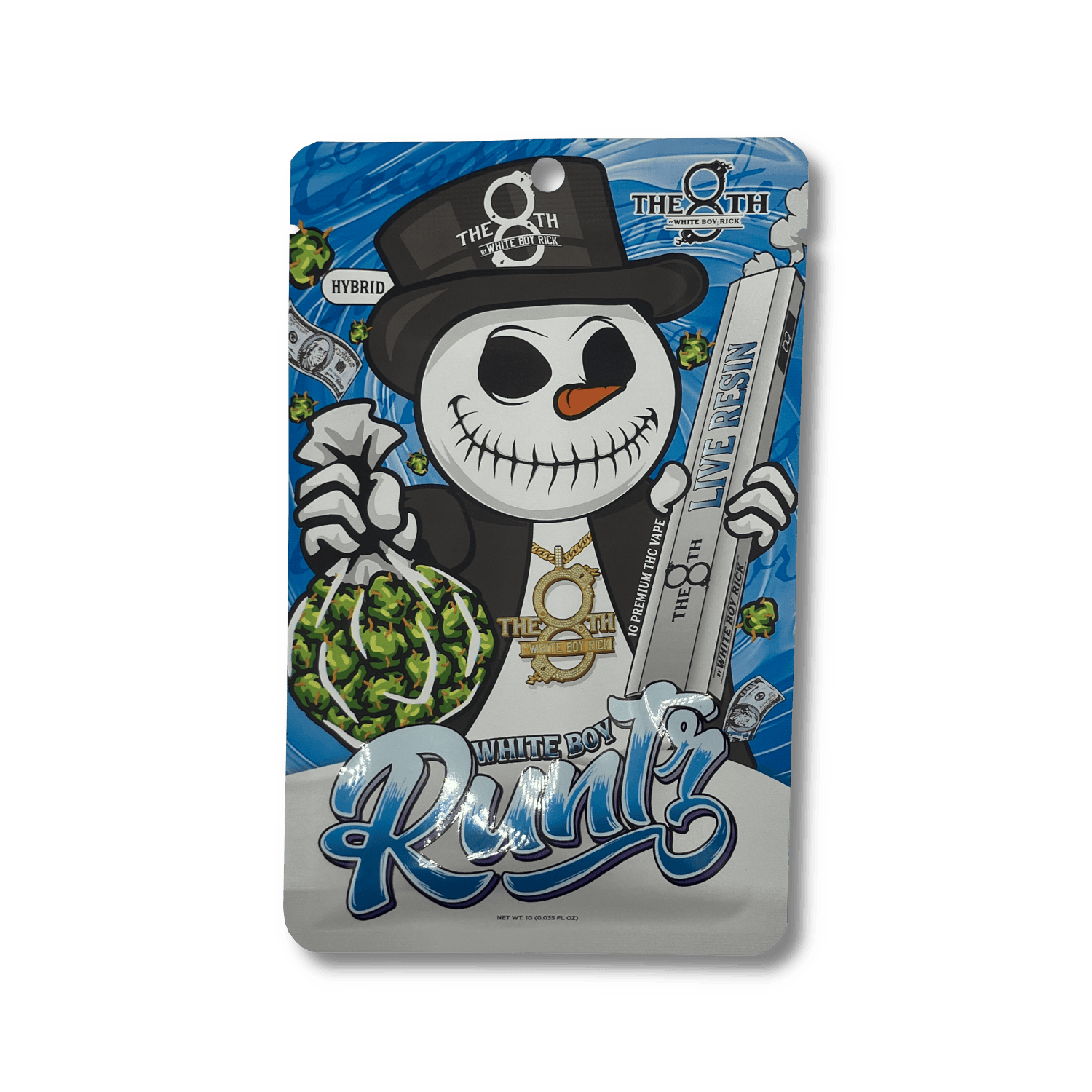 Product: White Boy Rick | Live Resin Disposable - 1g - White Runtz