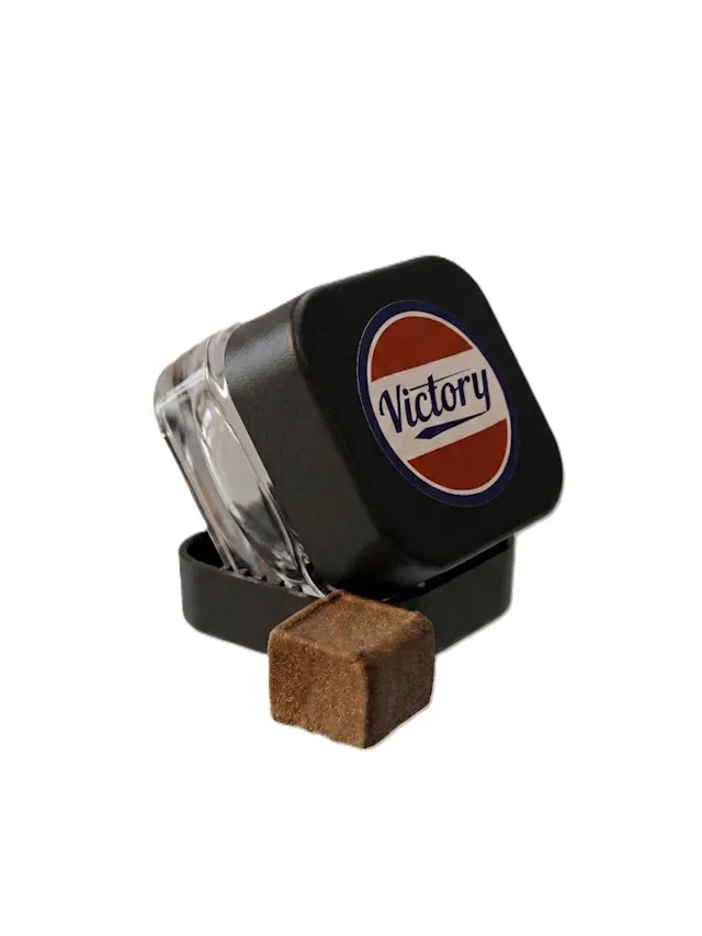 Victory Natural Farms Cold Press Brick Hash Sour Blueberry x Bubba Kush 1g (sativa hybrid)