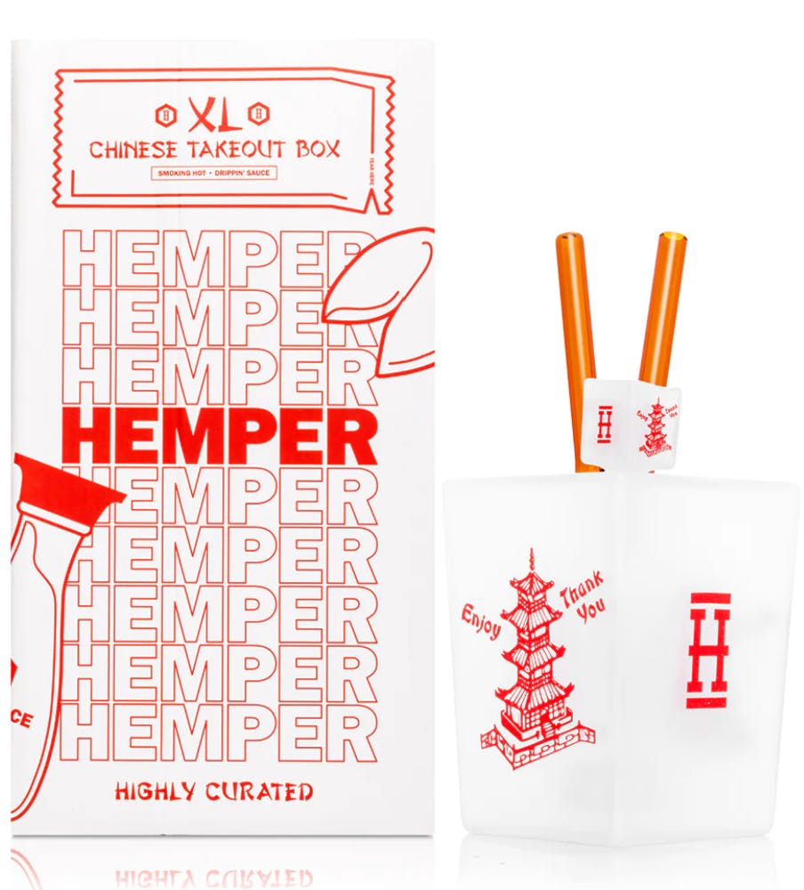 Accessories | Hemper | Chinese Takeout Bong XL | 9"