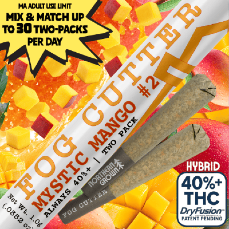 Product Northern Grown - Mystic Mango Fog Cutter Infused Pre-Roll 0.5g 2pk (1g)