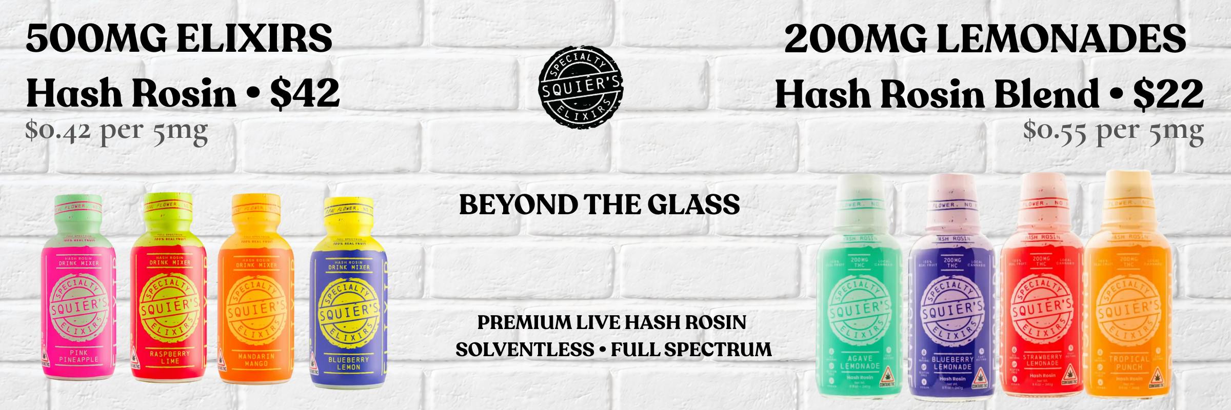 Hash Rosin Drink Mixes