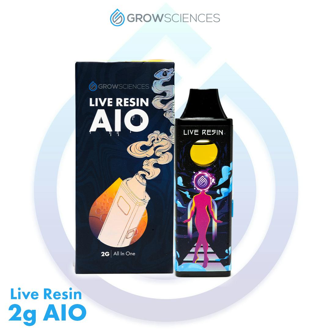 Grow Sciences - Live Resin AIO - Lemon Cherry - 2g | Herbal