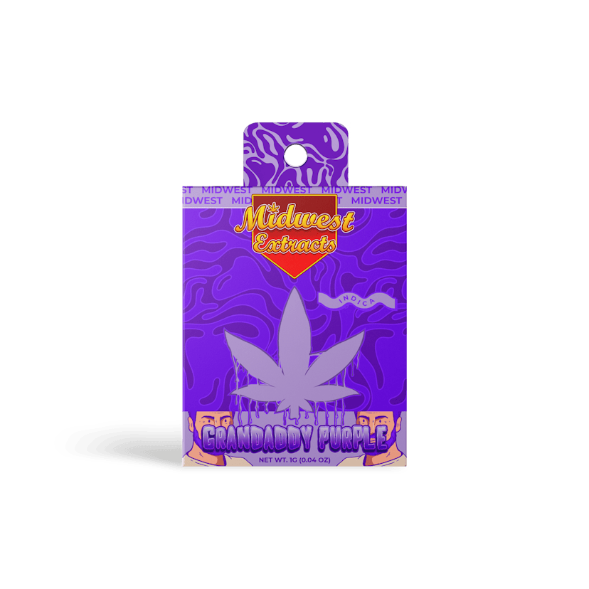 Granddaddy Purple | 1g Distillate Vape Cartridge