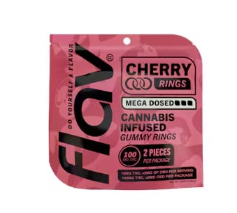 Flav - Mega Rings - 100mg - Cherry