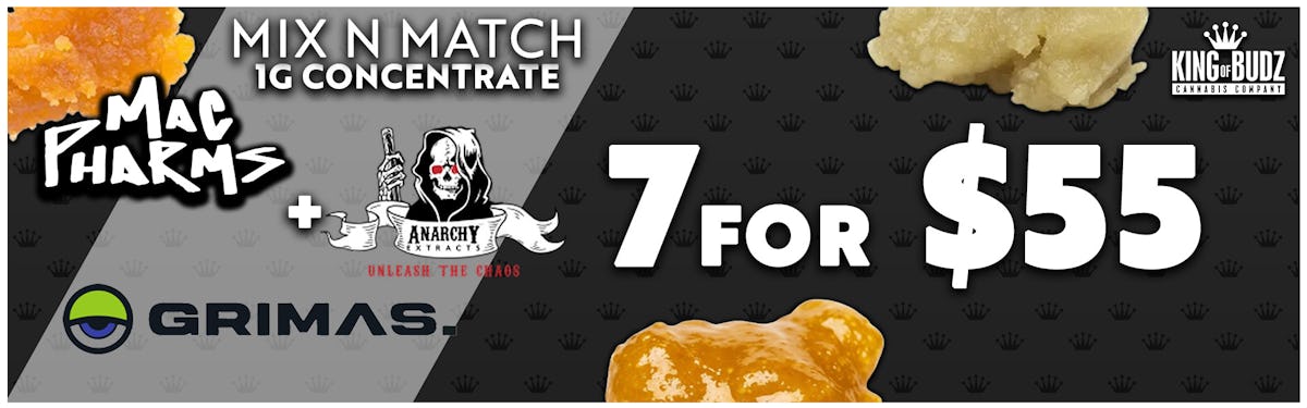 Mix and Match 1g Live Resin 7/$55