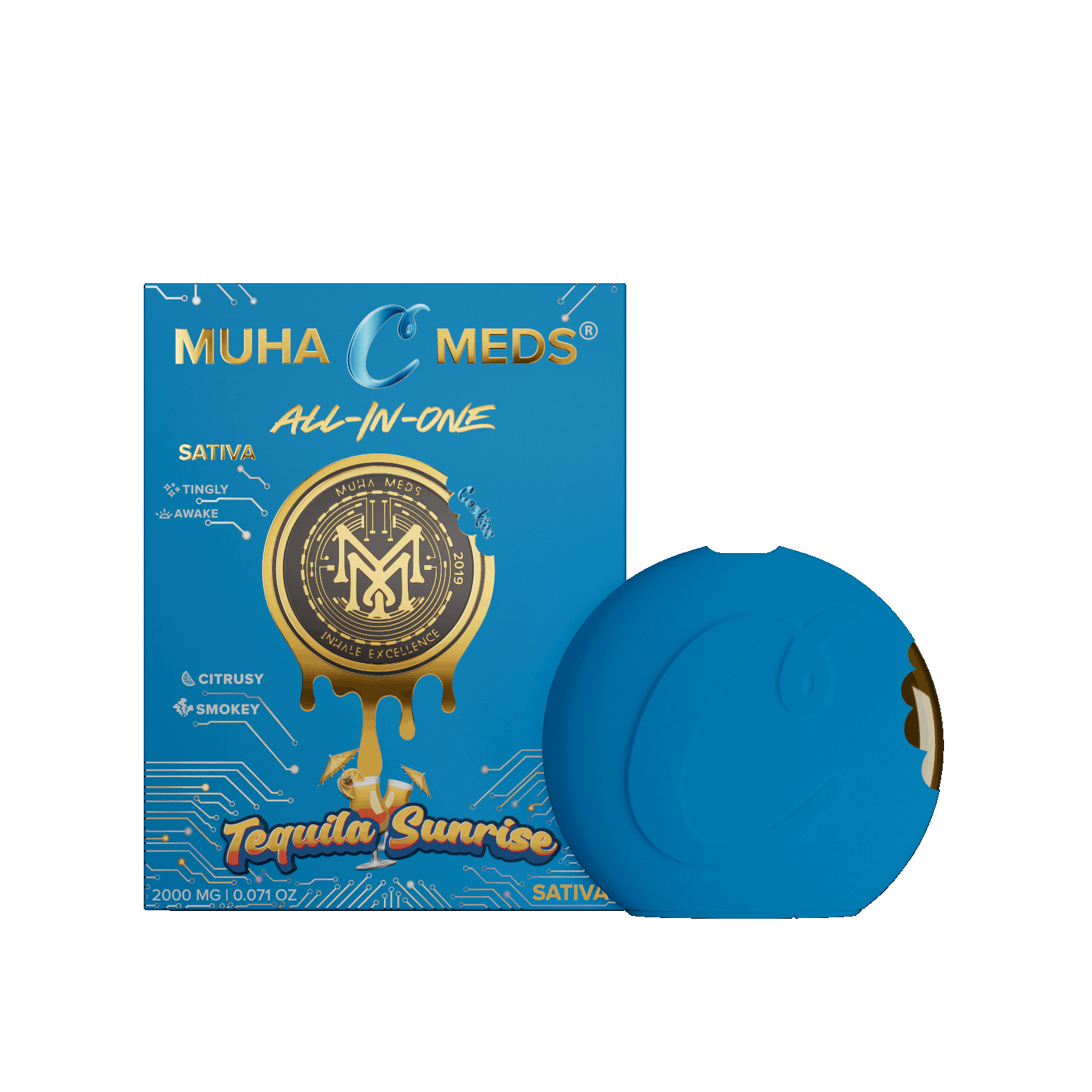 Muha Meds x Cookies | Disposable - 2g - Tequila Sunrise