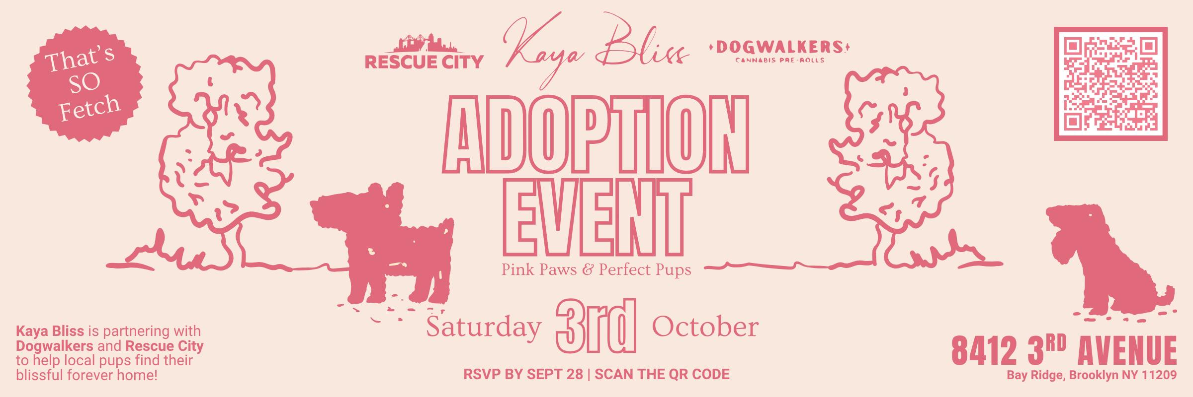 Mean Girls Kaya Bliss Dogwalkers Rescue City Dog Adoption Event