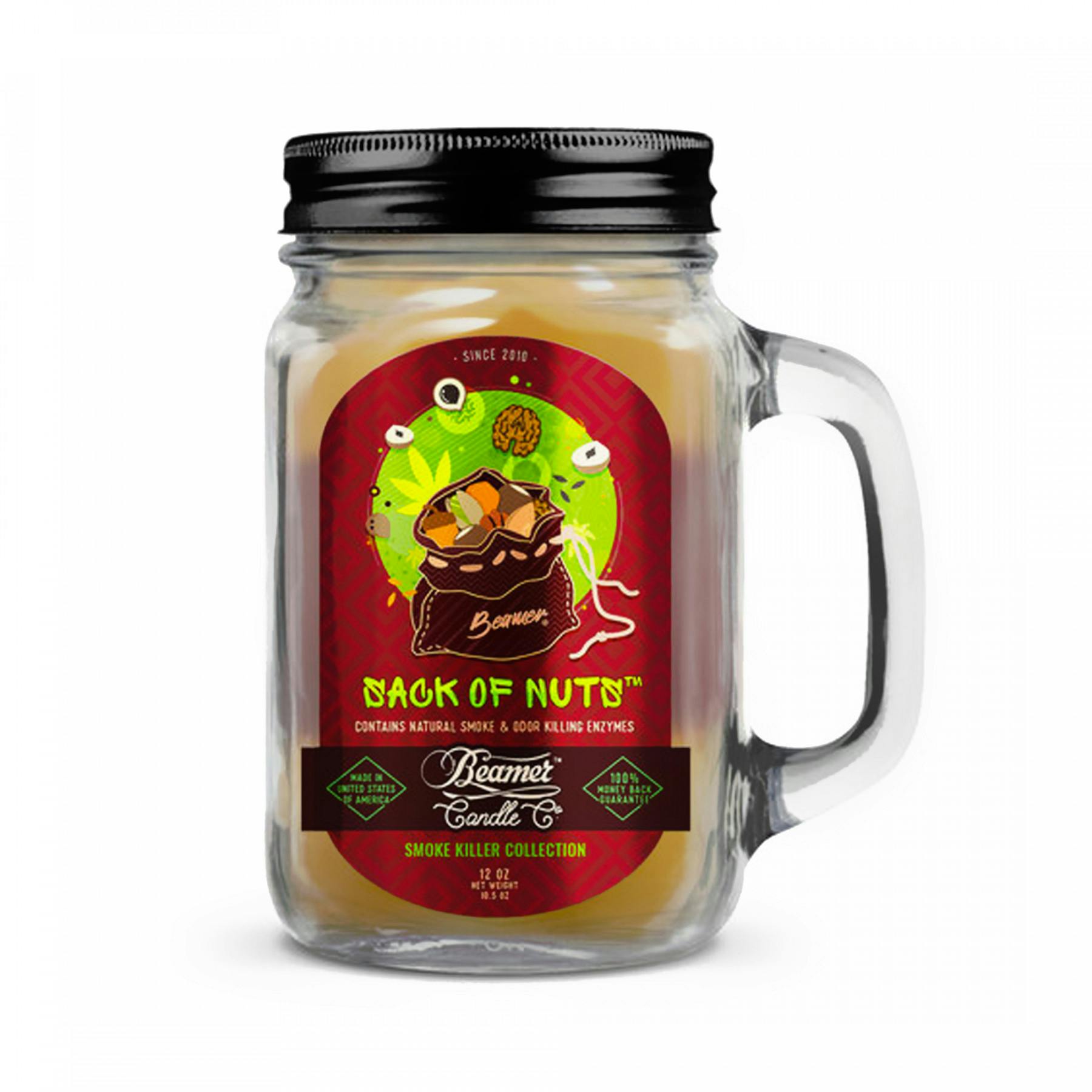 2oz Glass Mason Jar Candle - Sack of Nuts