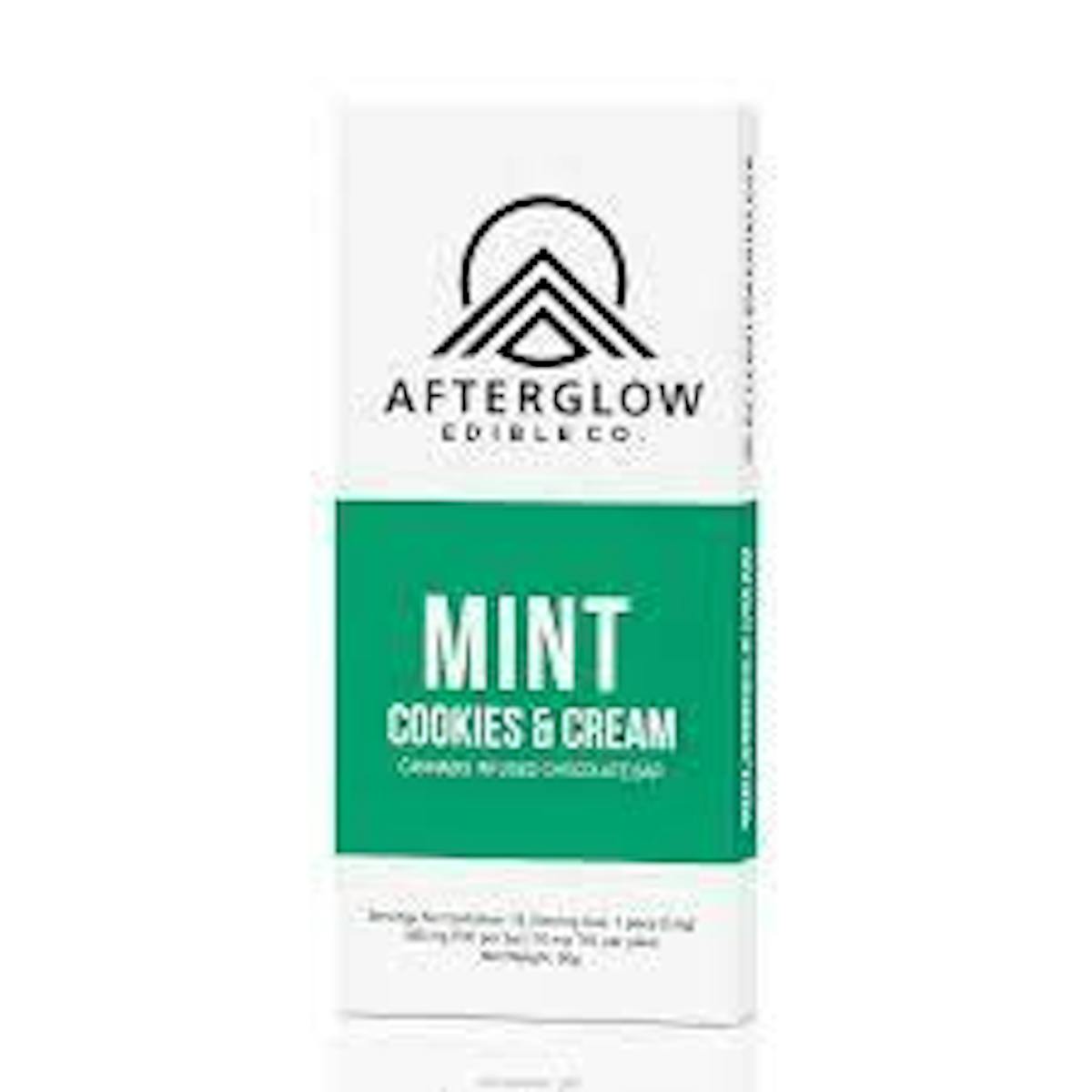 Image of Mint Cookies & Cream Chocolate Bar | 100 mg