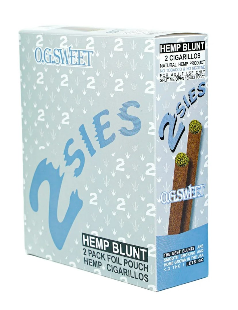 2SIES Hemp Wraps 2pk (OG Sweet)