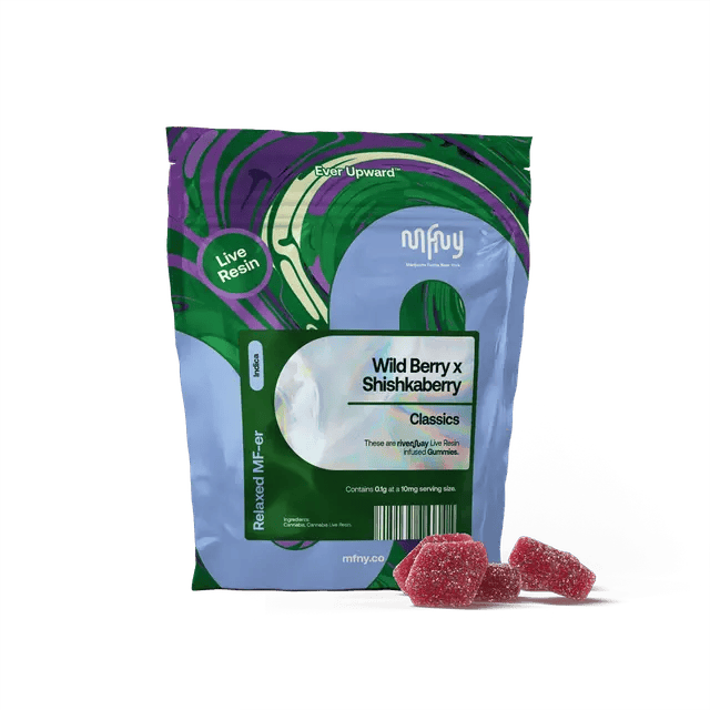 MFNY Edible Gummies Wild Berry x Shishkaberry Live Resin