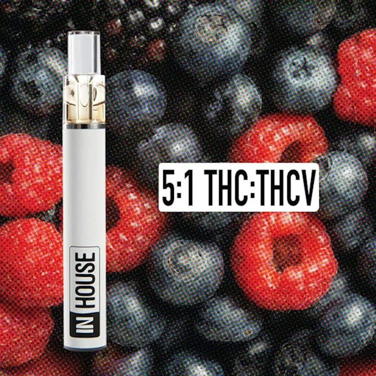 Photo of In House | Disposable Vape Cart | Wild Berry | THC:THCV