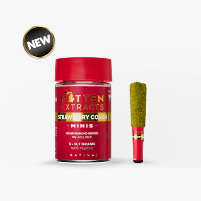 Strawberry Cough .7g Infused Pre-Roll Minis - 5 Pack