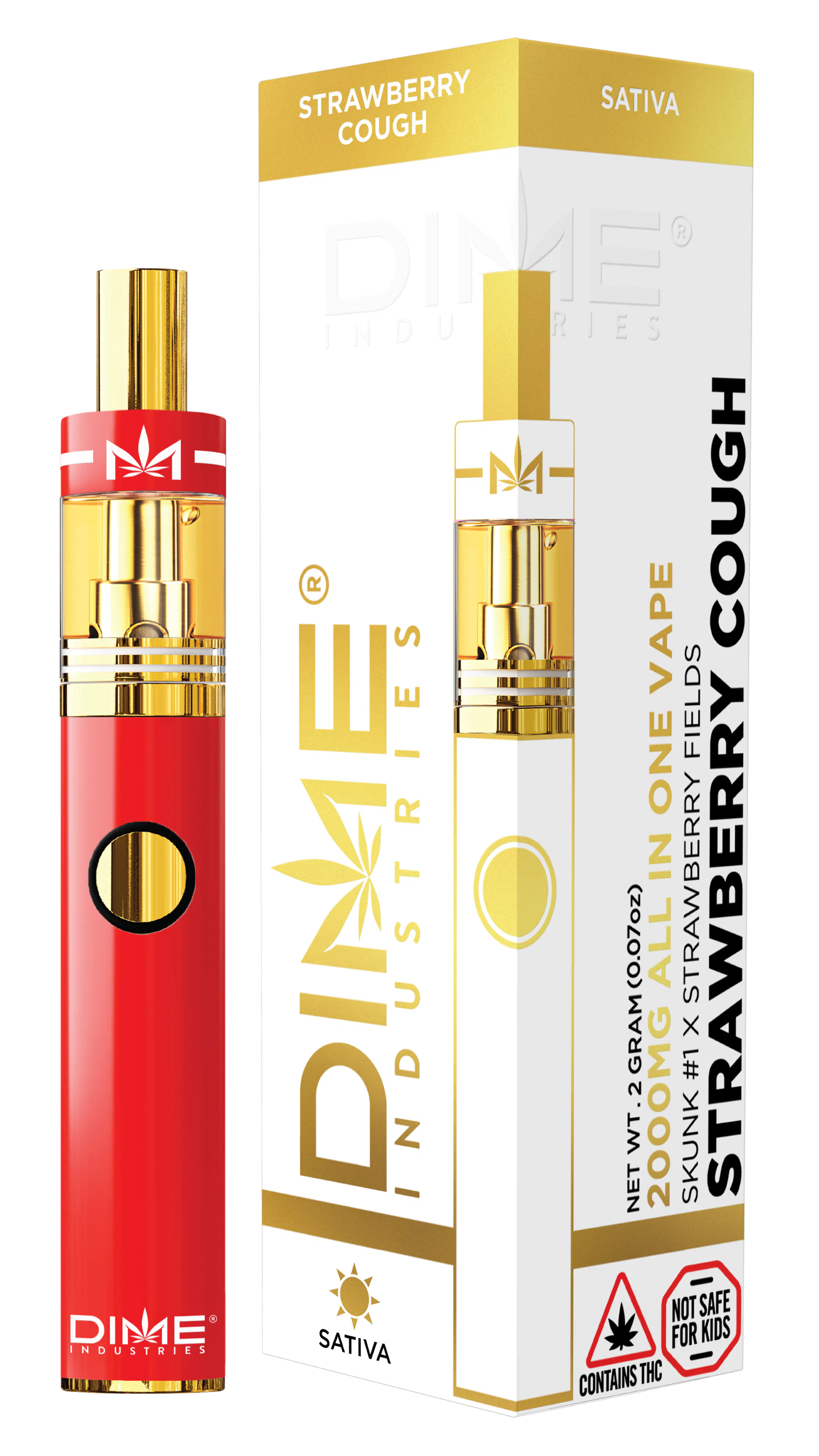 H4CBH×CRDPリキッド1ml Strawberry Cough Strawberry Cough Signature Line All-in-One | 2g at Solar Cannabis