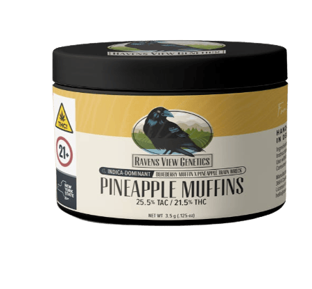 Ravens View Genetics Pineapple Muffins - FLOWER cannabis product, 1/8oz
