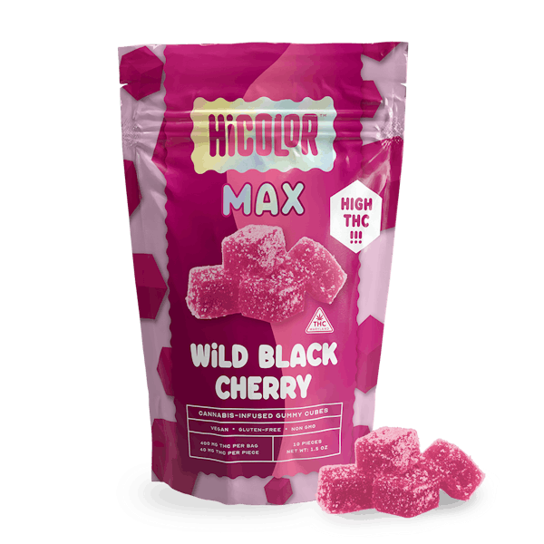 Wild Black Cherry Gummies [10pk] (400mg THC) High Dose