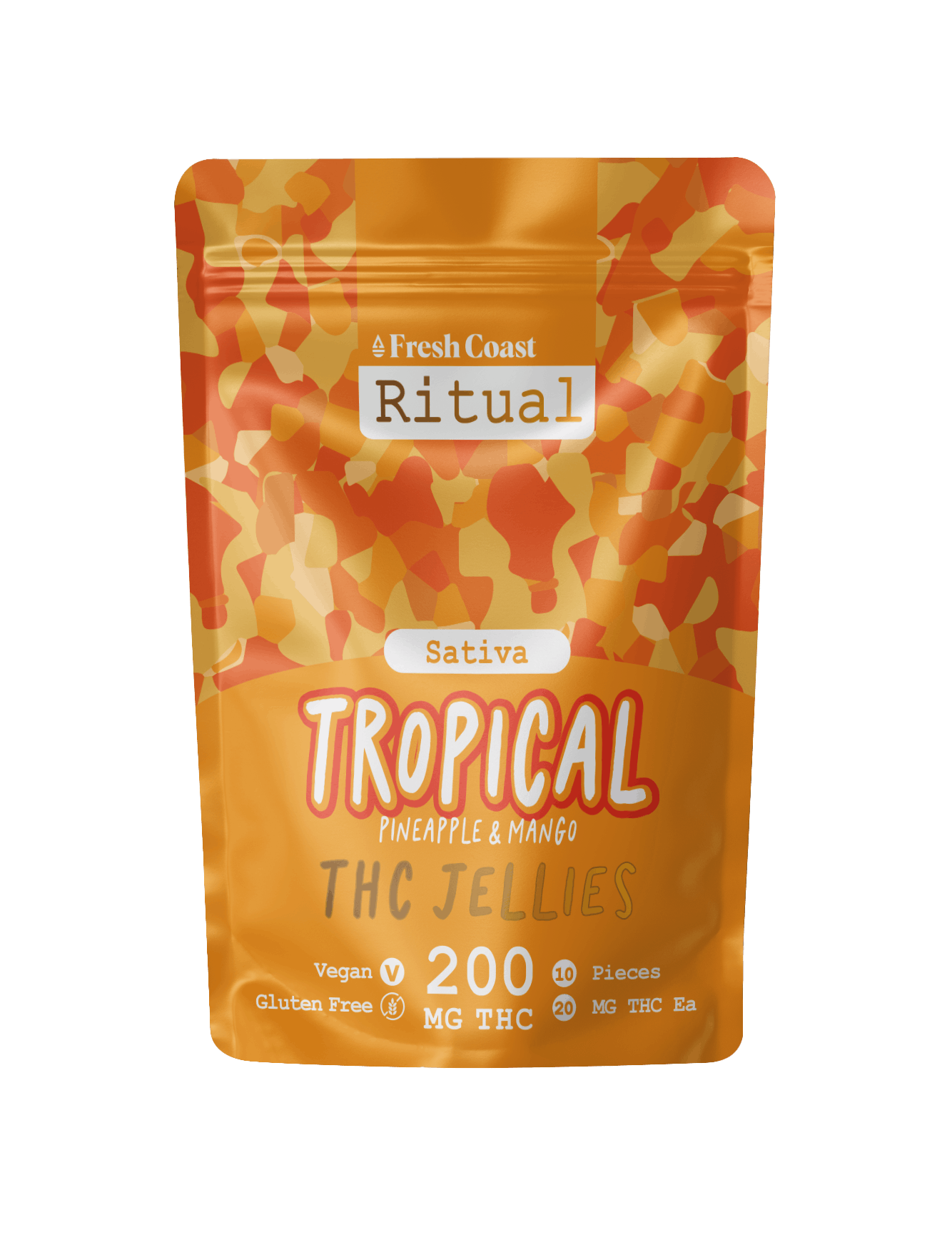 Fresh Coast | Jellies Tropical Sativa Gummies | 200mg