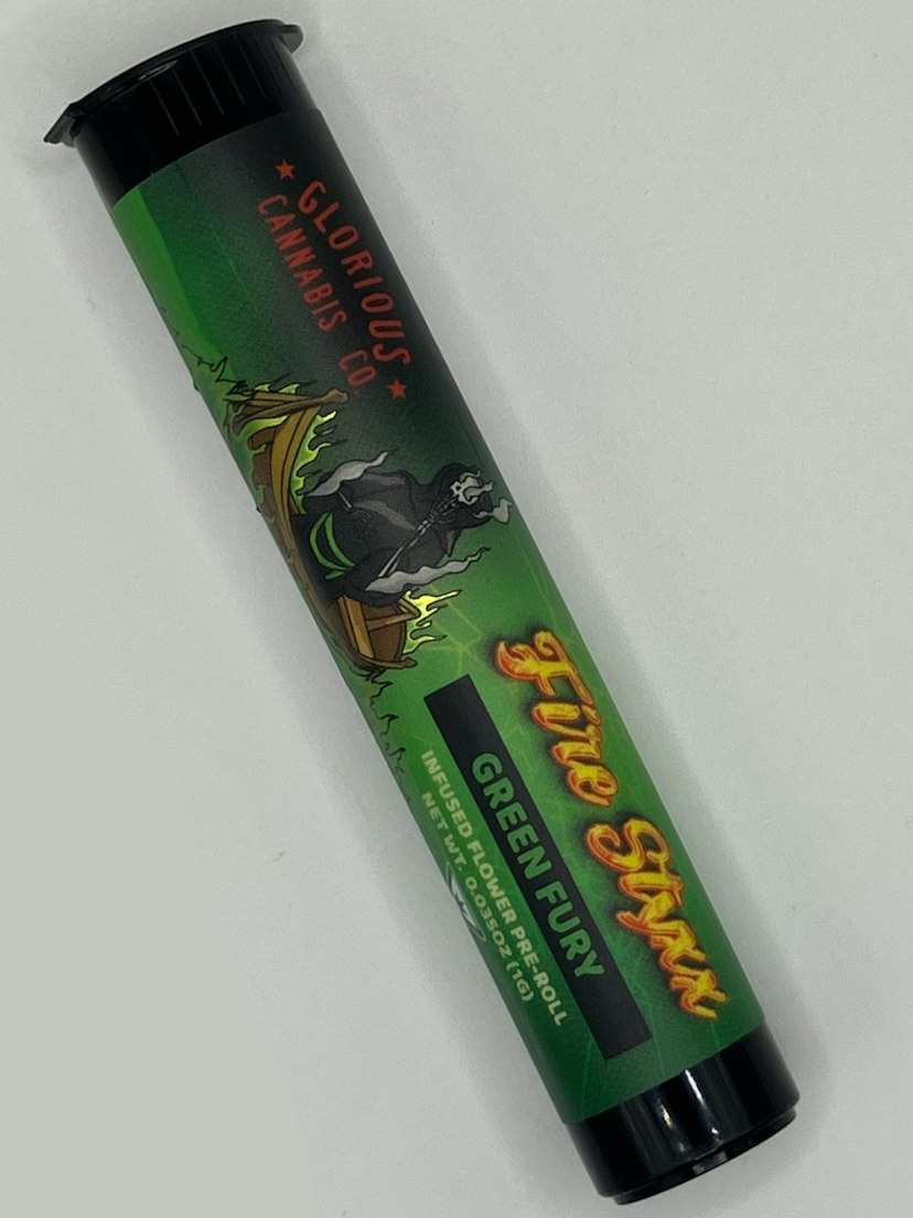 Glorious Fire Styxx | Infused Pre-Roll - 1g - Green Fury