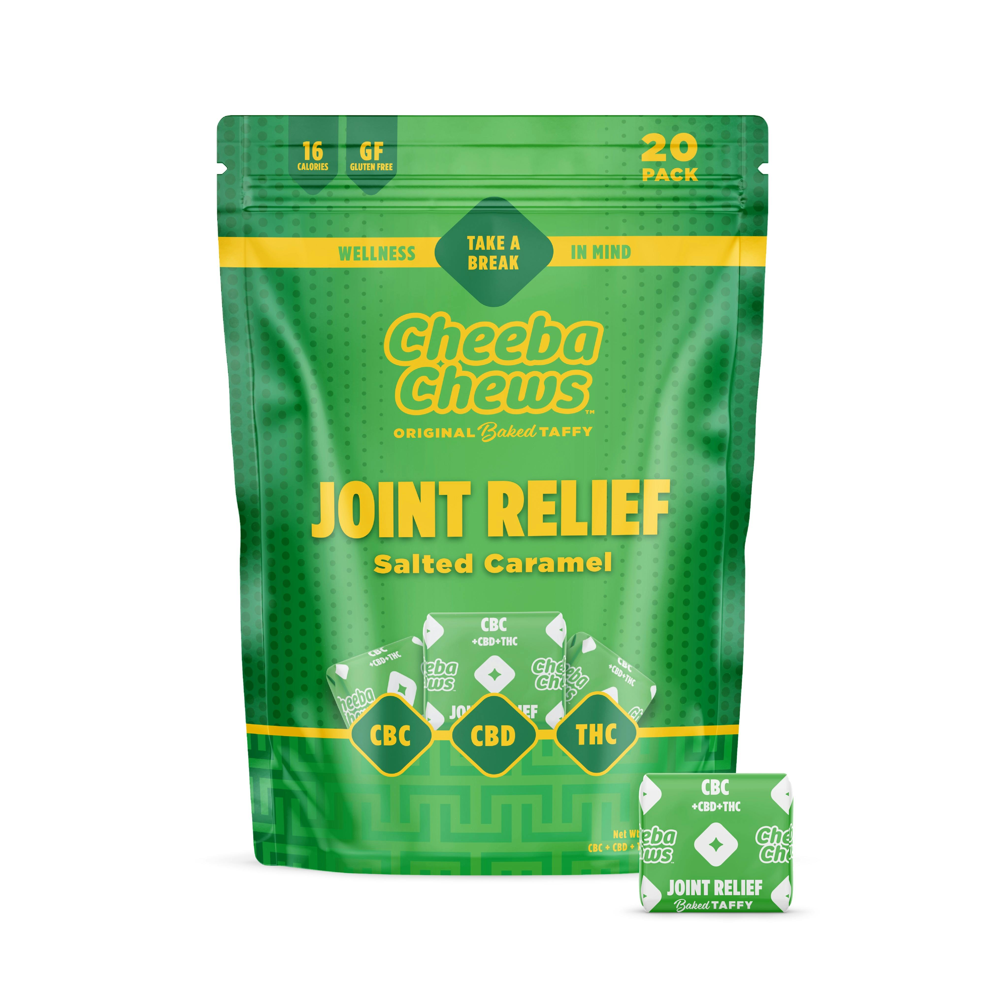 Cheeba Chews | 5mg Taffy 20 Pack | Caramel | Joint Relief | 100mg
