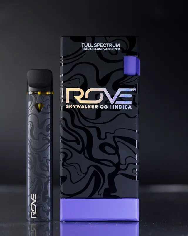 Rove Disposable Live Resin Diamond Skywalker OG 1g (indica, live resin disposable)