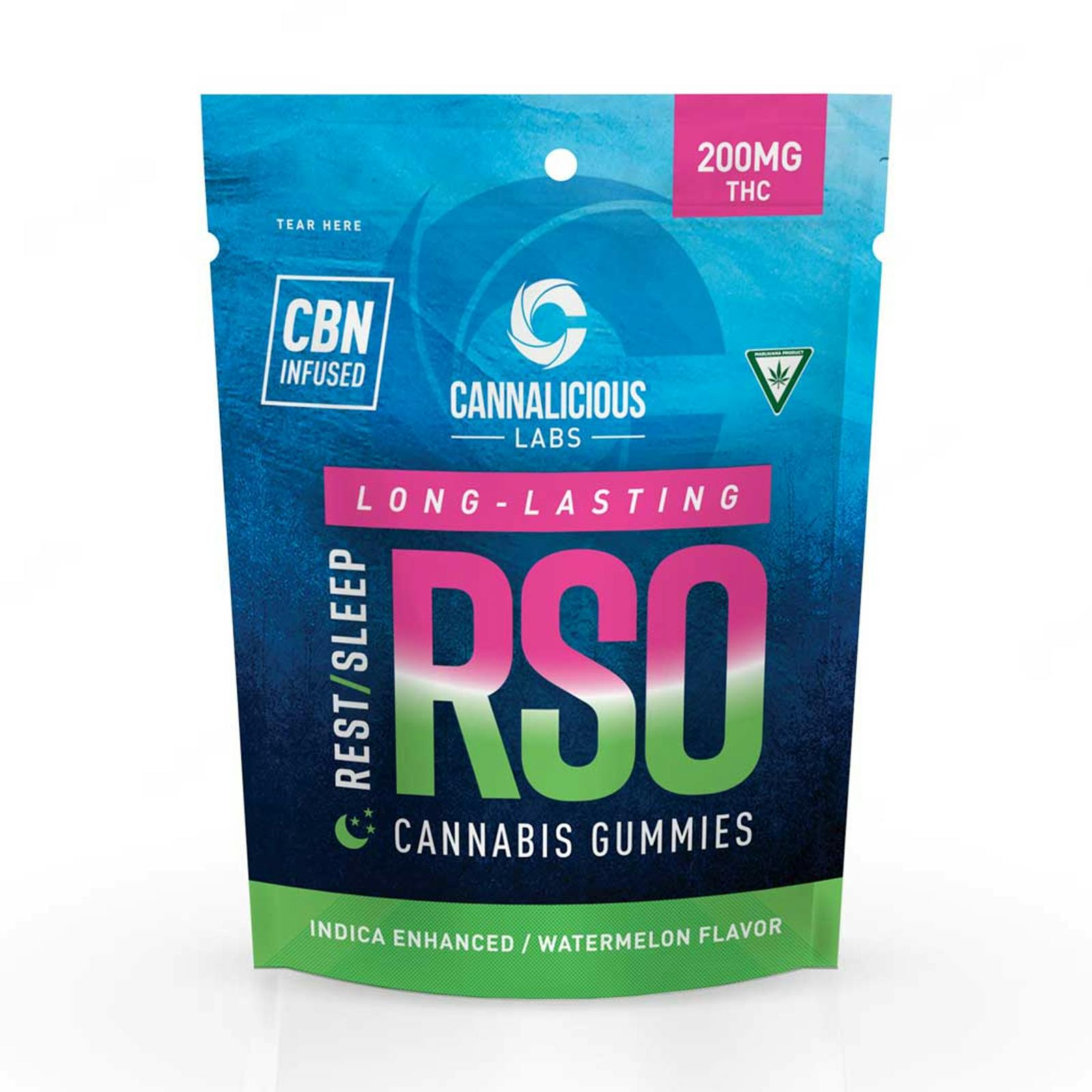 Rest/Sleep Watermelon RSO Gummies 10-Pack