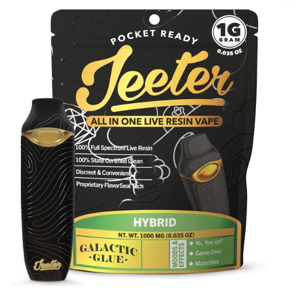 Product: Jeeter | Live Resin Disposable Vape - 1g - Gas Pedal