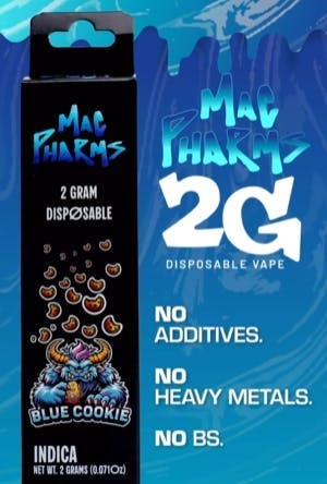 Product: MAC PHARMS | BLUE COOKIE | DISPOSABLE INDICA/HYBRID