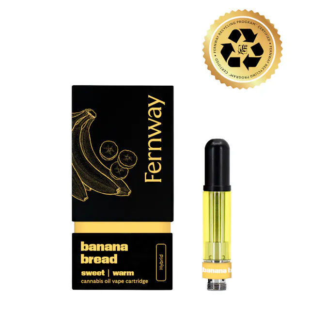 Fernway Distillate Cartridge Banana Bread 1g (hybrid, cartridges)
