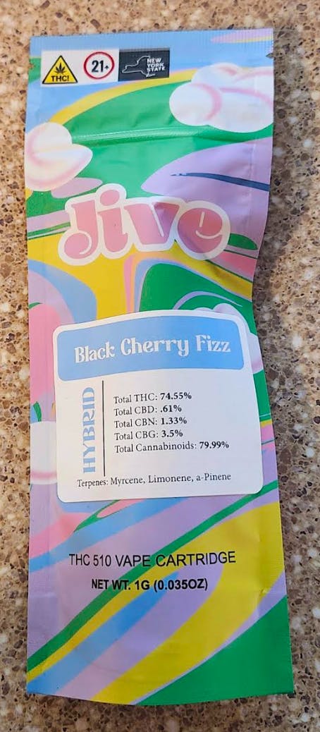 Black Cherry Fizz Vape Cartridge | Hybrid | Jive
