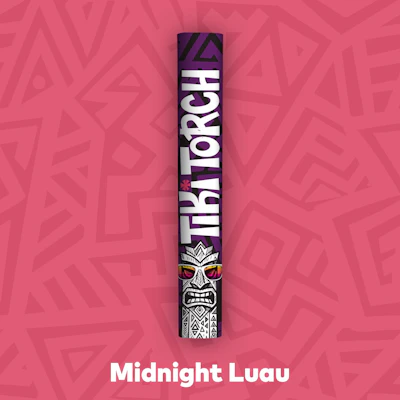 "Midnight Luau" Tiki Torch - 1.2G - PRE_ROLLS by Candela at King of Budz