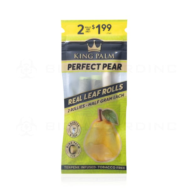 King Palm - Perfect Pear - Mini Blunt Wrap Rollies 2pk