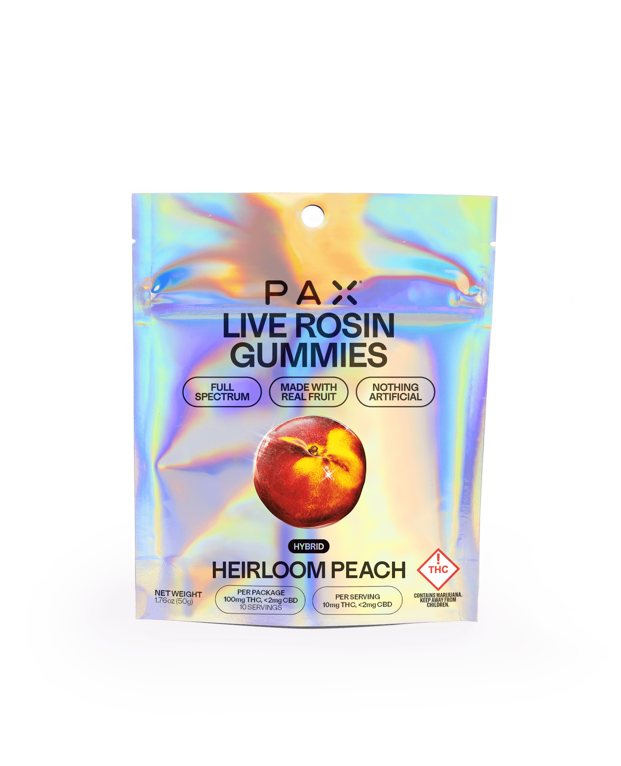 PAX PAX | Live Rosin Gummies | Heirloom Peach | H - Rocky Road Dispensary CO