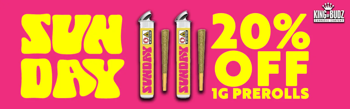 Sunday - 1g Preroll - 20 Percent OFF