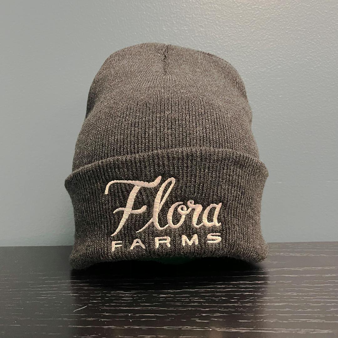 Knit Beanie | Charcoal | Flora Farms Springfield