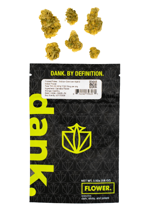 dank. by definition Frosted Flakes - FLOWER cannabis product, 1/8oz