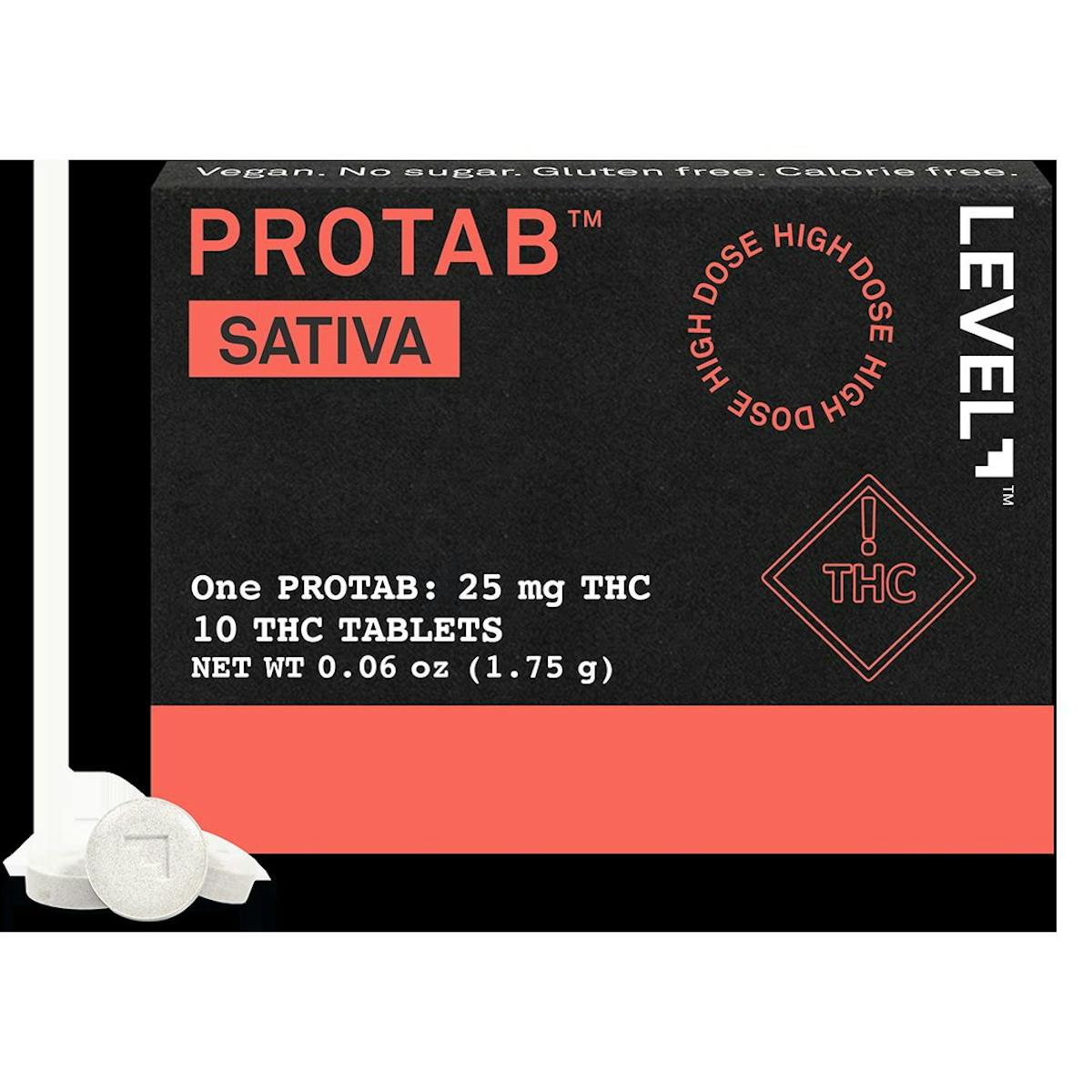 Photo of Level ProTab Sativa THC Tablets