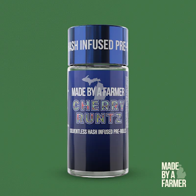 Made By A Farmer - 3-Pack .5g Bubble Hash Infused Prerolls - Cherry Runtz