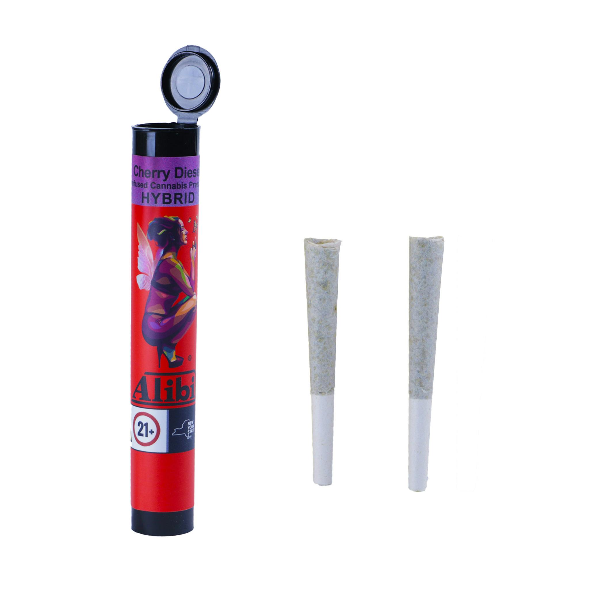 Alibi Cherry Diesel 2pk 1g Infused Pre-Rolls