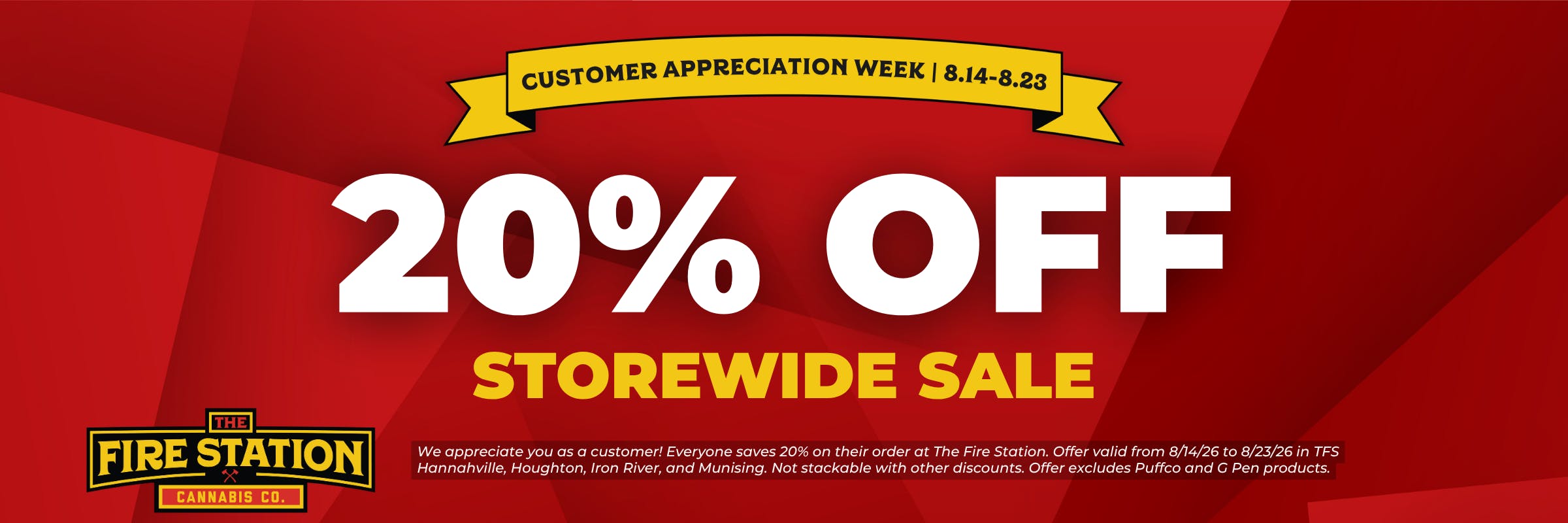 Customer Appreciation Week at The Fire Station