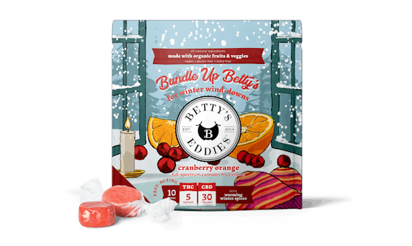 Cranberry Orange 1:6 (THC:CBD) - 10pk | 50mg - Betty's Eddies