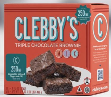 Product 250mg Triple Chocolate Brownie - Infused Vegetable Oil