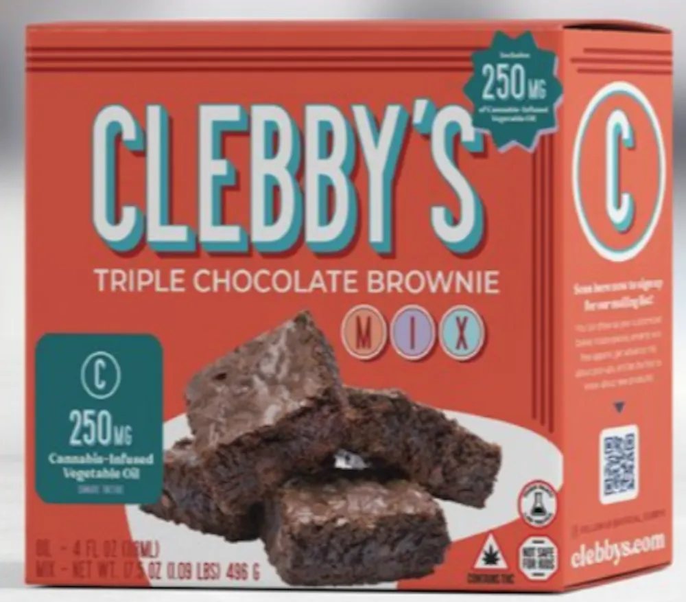 Product 250mg Triple Chocolate Brownie - Infused Vegetable Oil