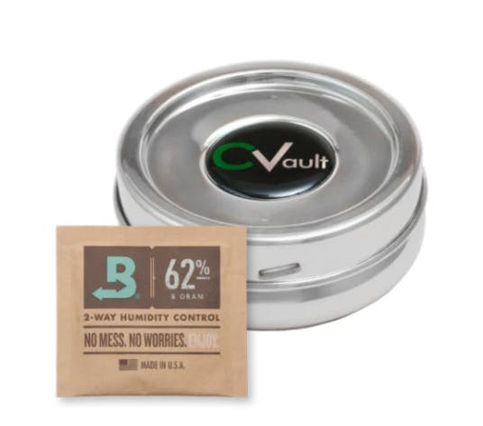 Product CVault 7g Steel Stash Container w/ Boveda Pack