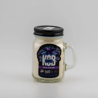 King Of Budz Mini Candle  - Lux Linen