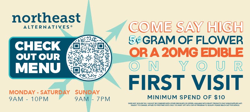 Northeast Alternatives - Hamilton - Adult Use Menu - a Cannabis Dispensary  in Hamilton Township, NJ