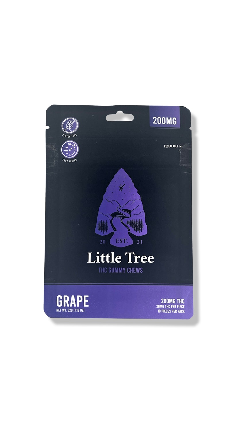 Little Tree 200mg Gummies Grape