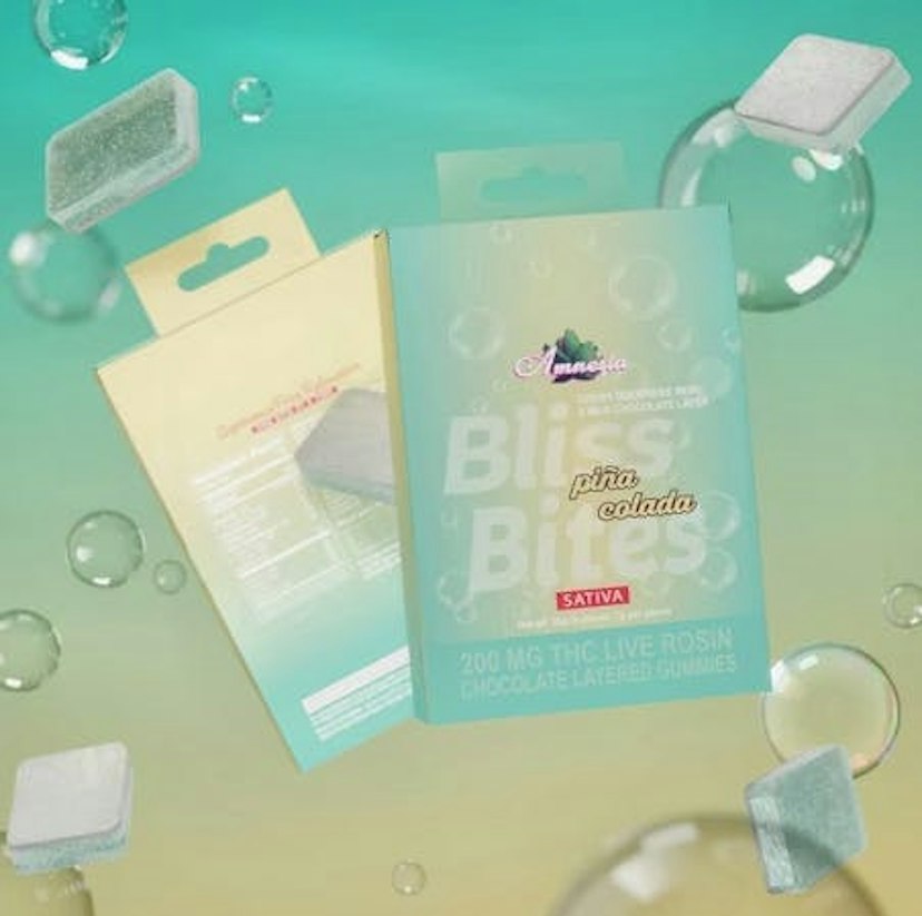 Amnesia 200mg 5pk Live Rosin Bliss Bites Pina Colada