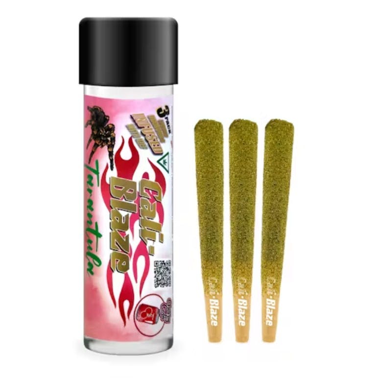 Product Strawberry (I) Tarantula Infused | Pre Rolls | 1g 3pk