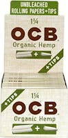 Product OCB Organic Unbleached Rolling Papers + Tips 1 1/4